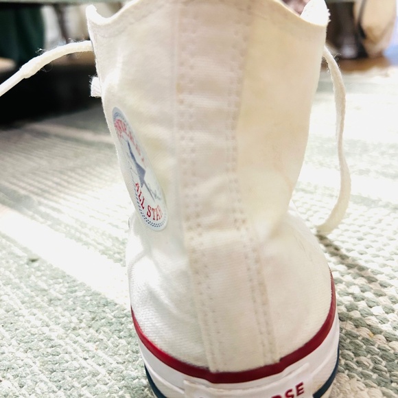 Converse White High-Top Sneakers - Picture 3 of 6